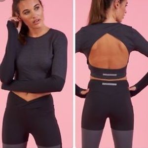 Nikki Blackketter x Gymshark Drop Back Crop Top